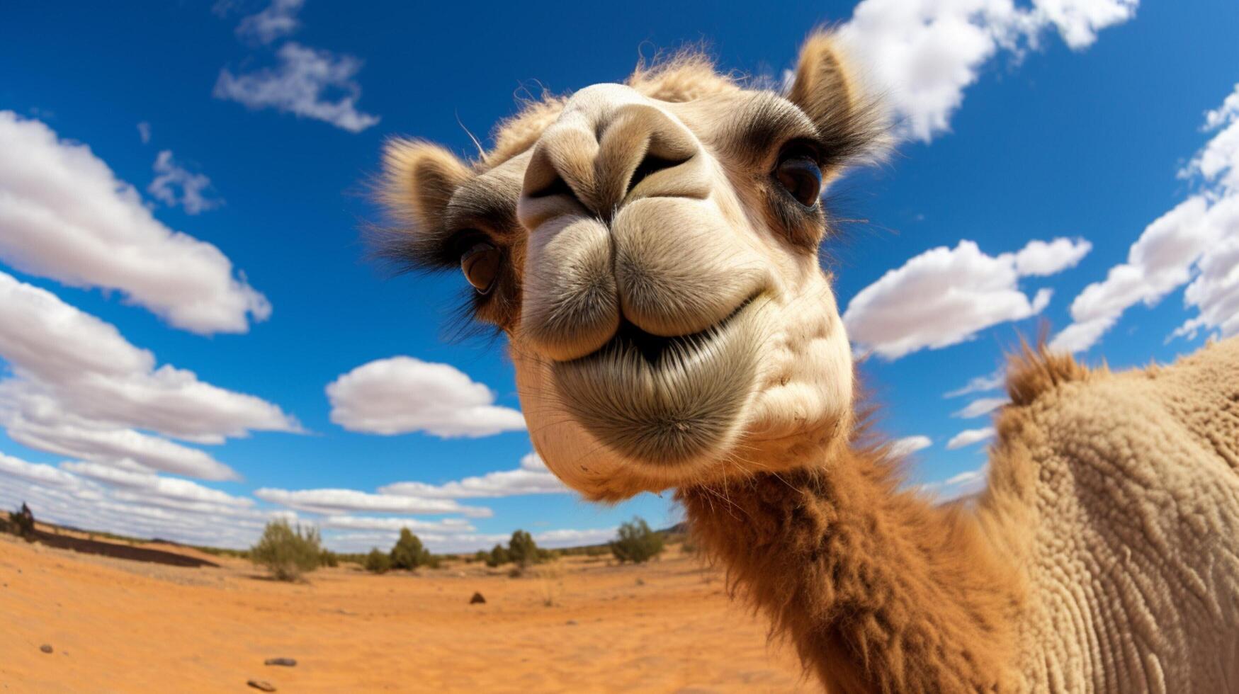 AI generated camel high quality image photo