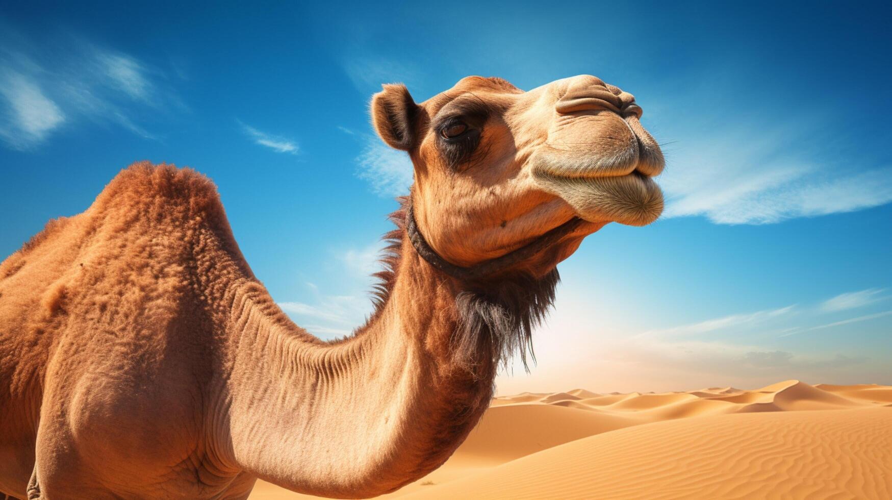AI generated camel high quality image photo