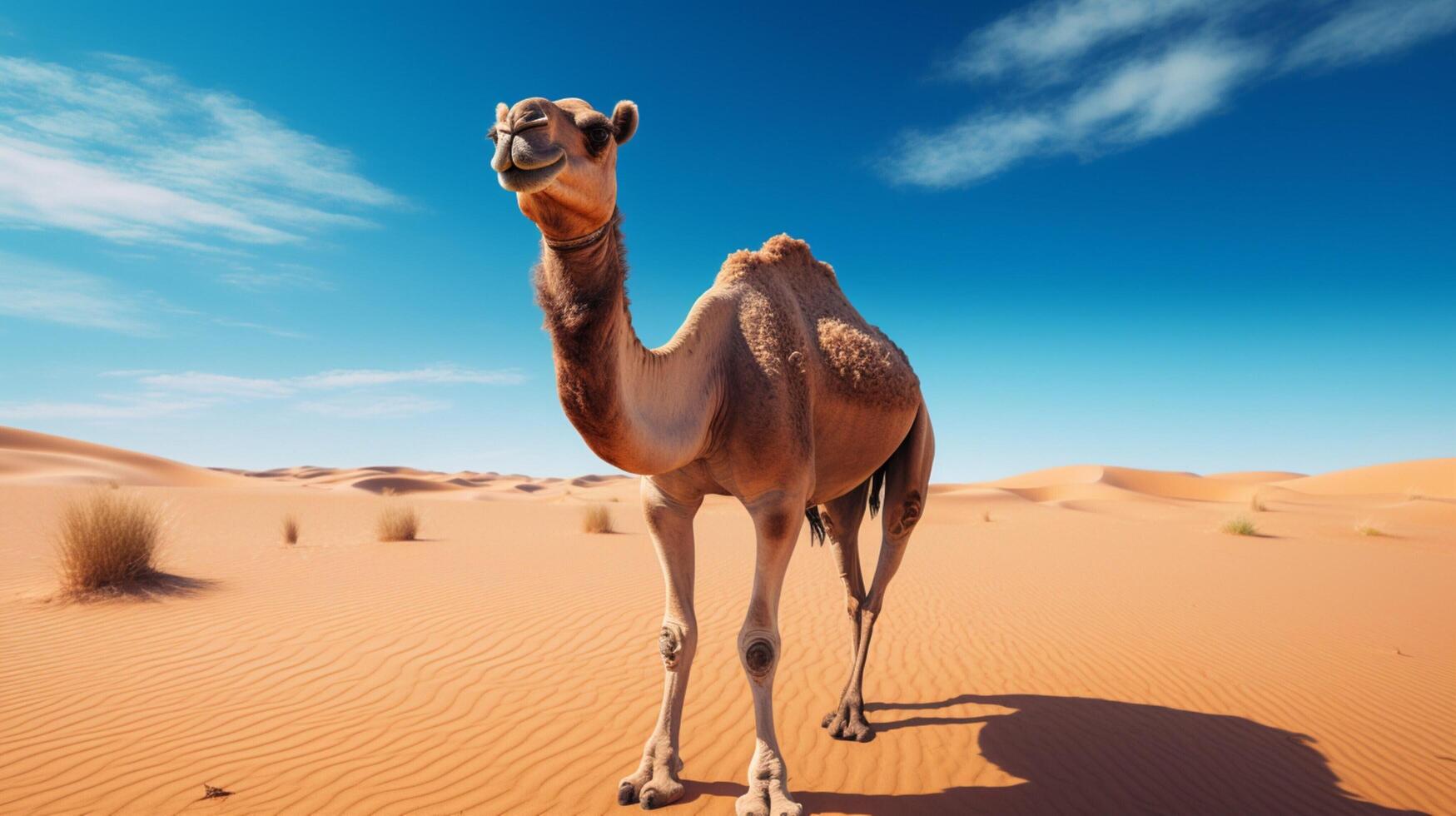 AI generated camel high quality image photo