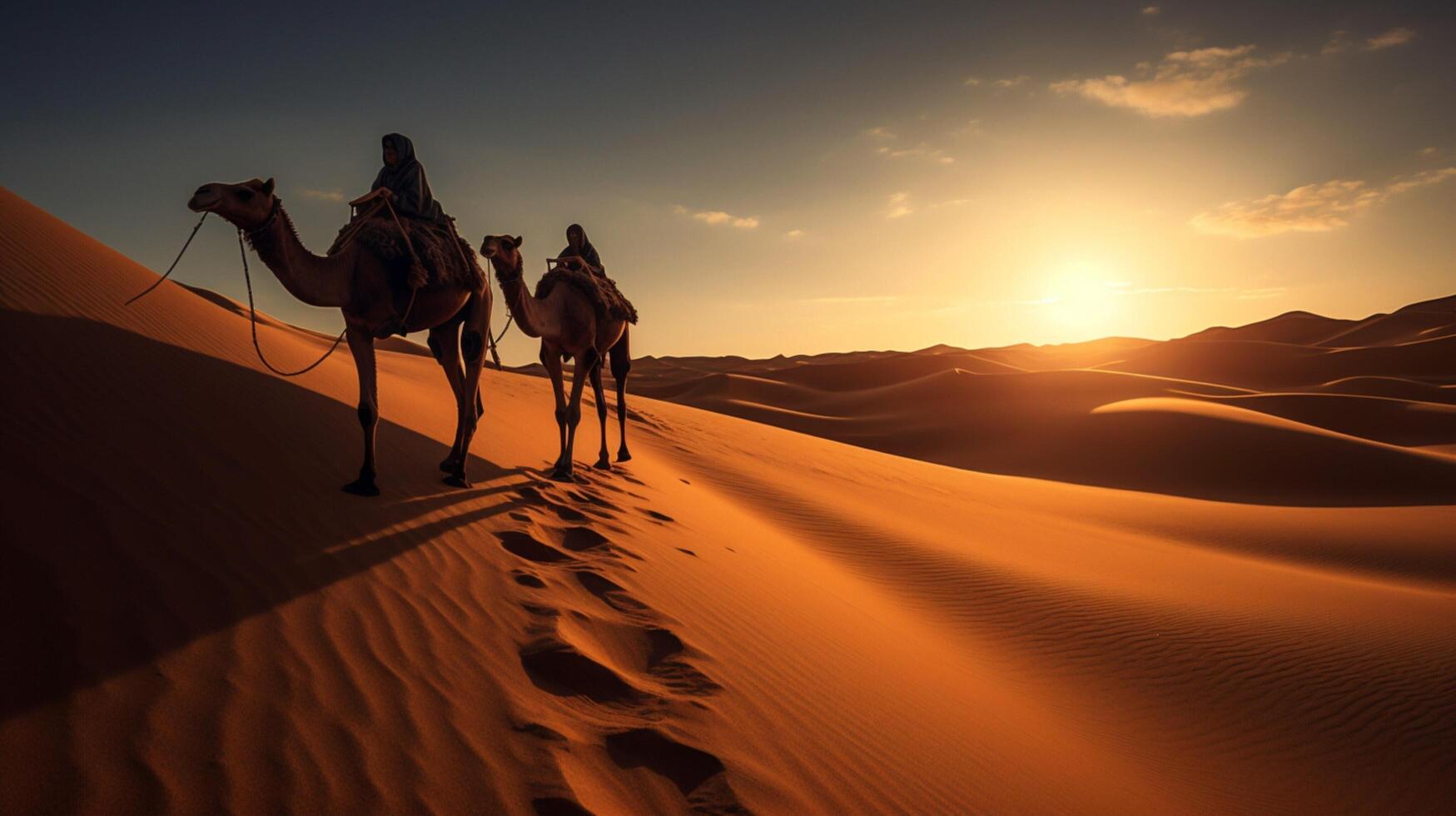 AI generated camel high quality image photo