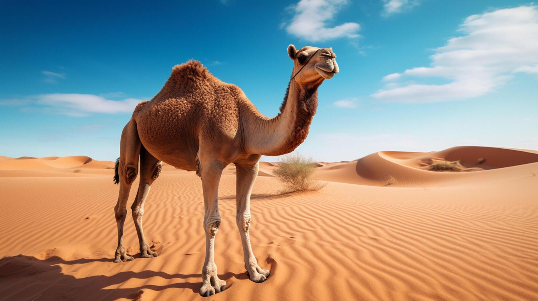 AI generated camel high quality image photo