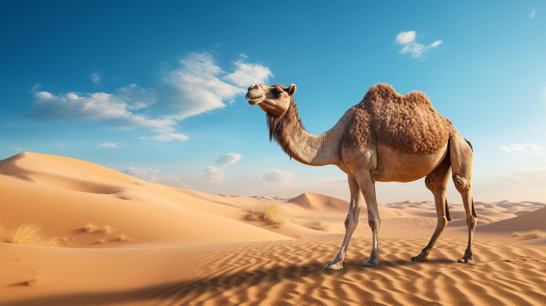 AI generated camel high quality image photo