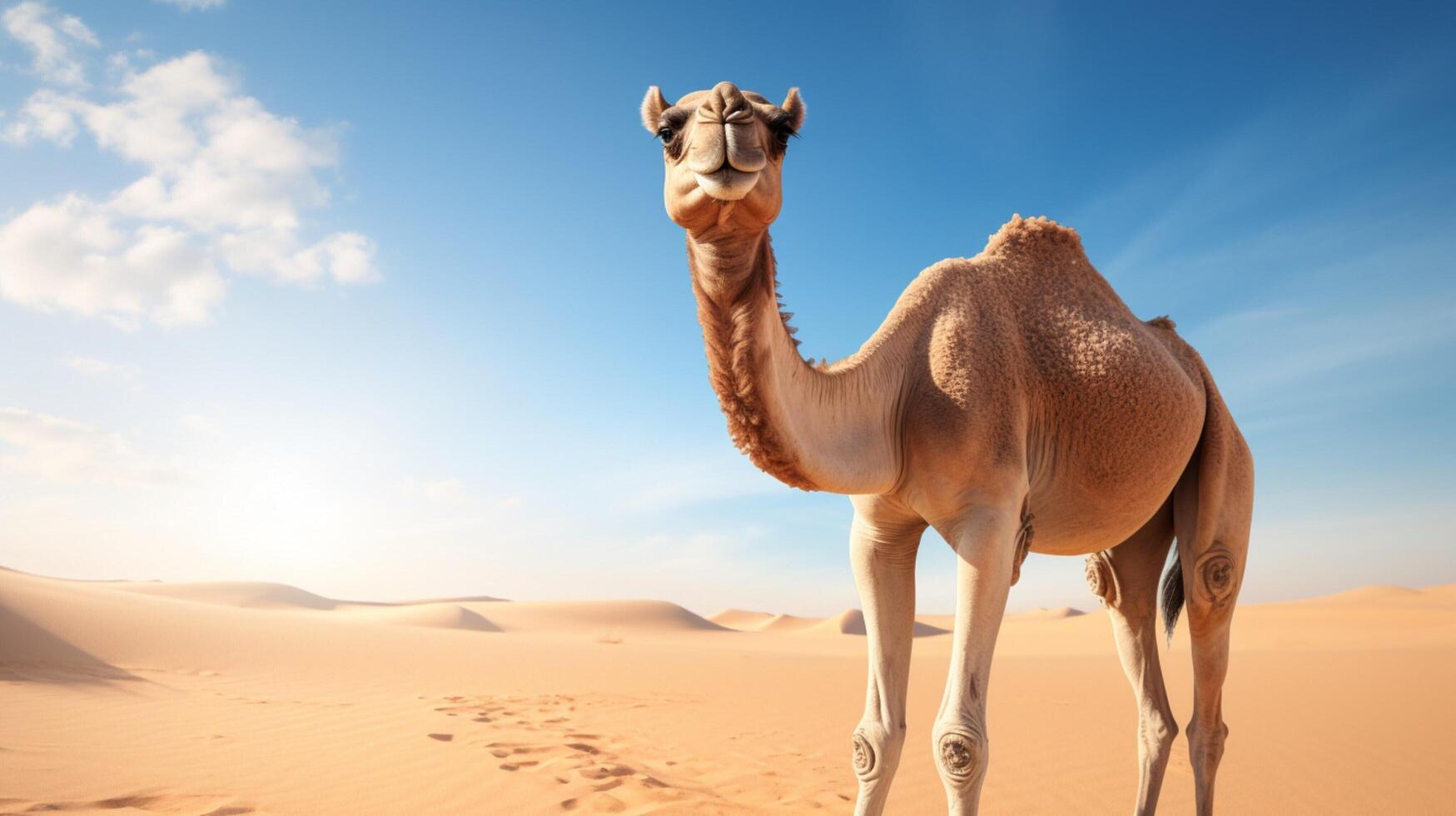 AI generated camel high quality image photo