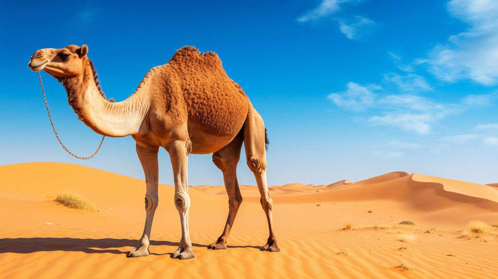 AI generated camel high quality image photo