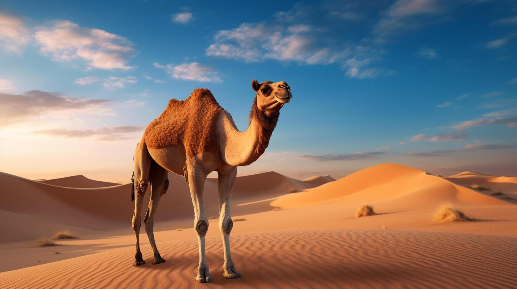 AI generated camel high quality image photo