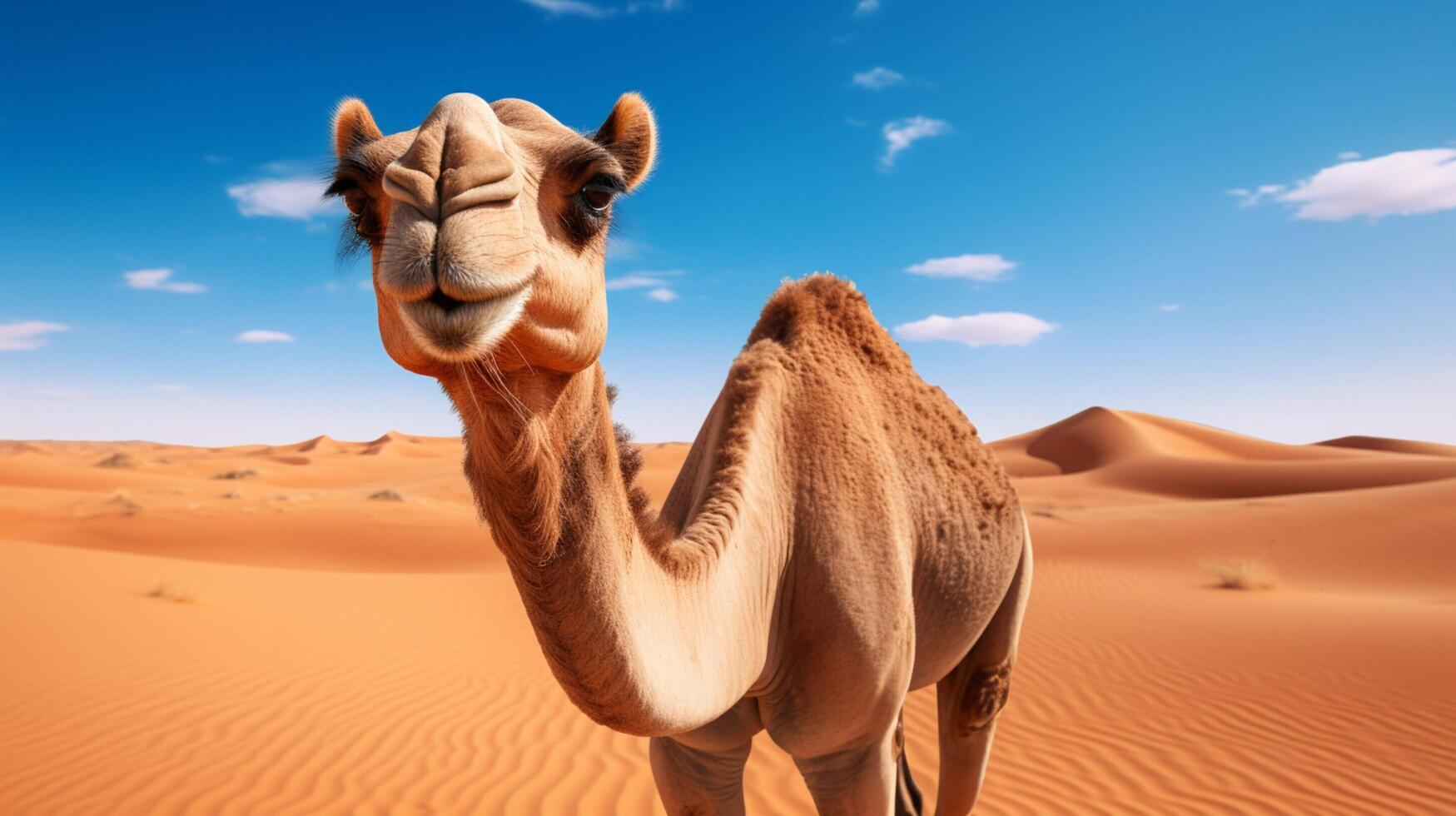 AI generated camel high quality image photo