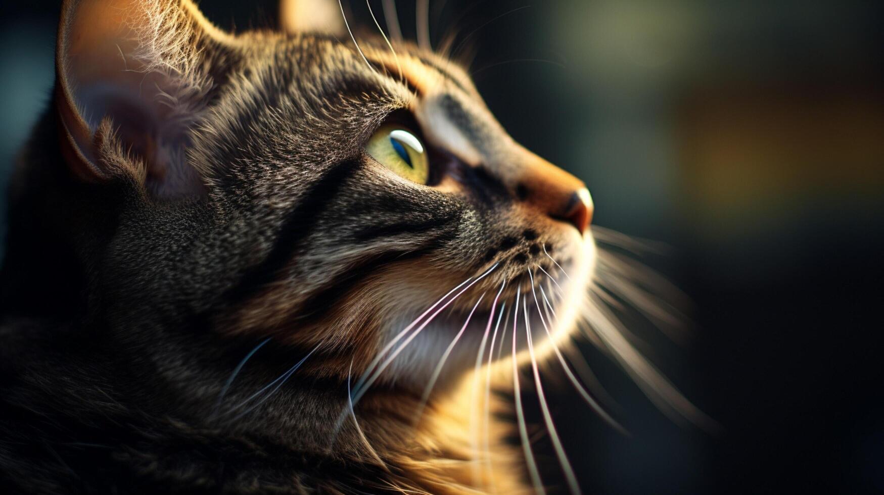 AI generated cat high quality image photo
