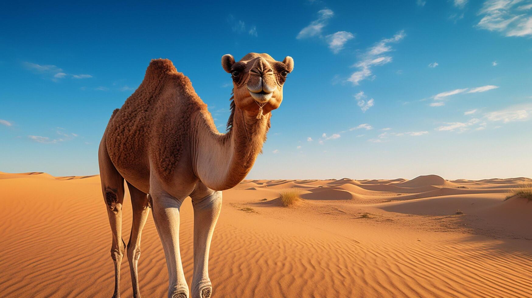 AI generated camel high quality image photo