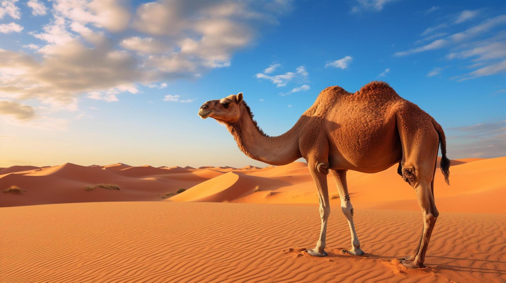 AI generated camel high quality image photo