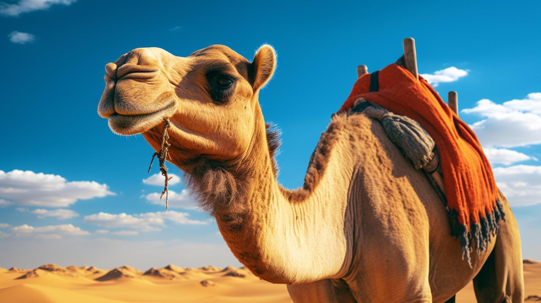 AI generated camel high quality image photo