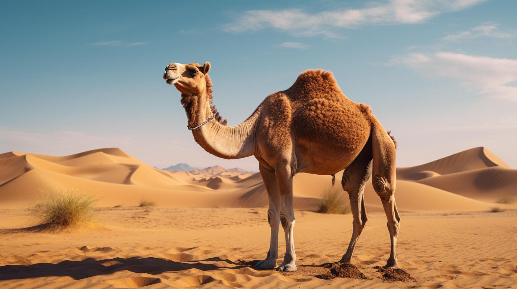 AI generated camel high quality image photo