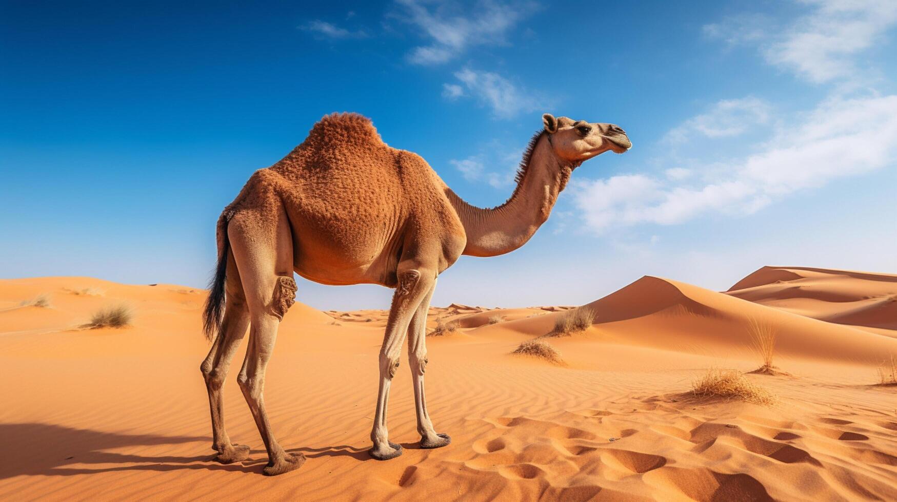 AI generated camel high quality image photo