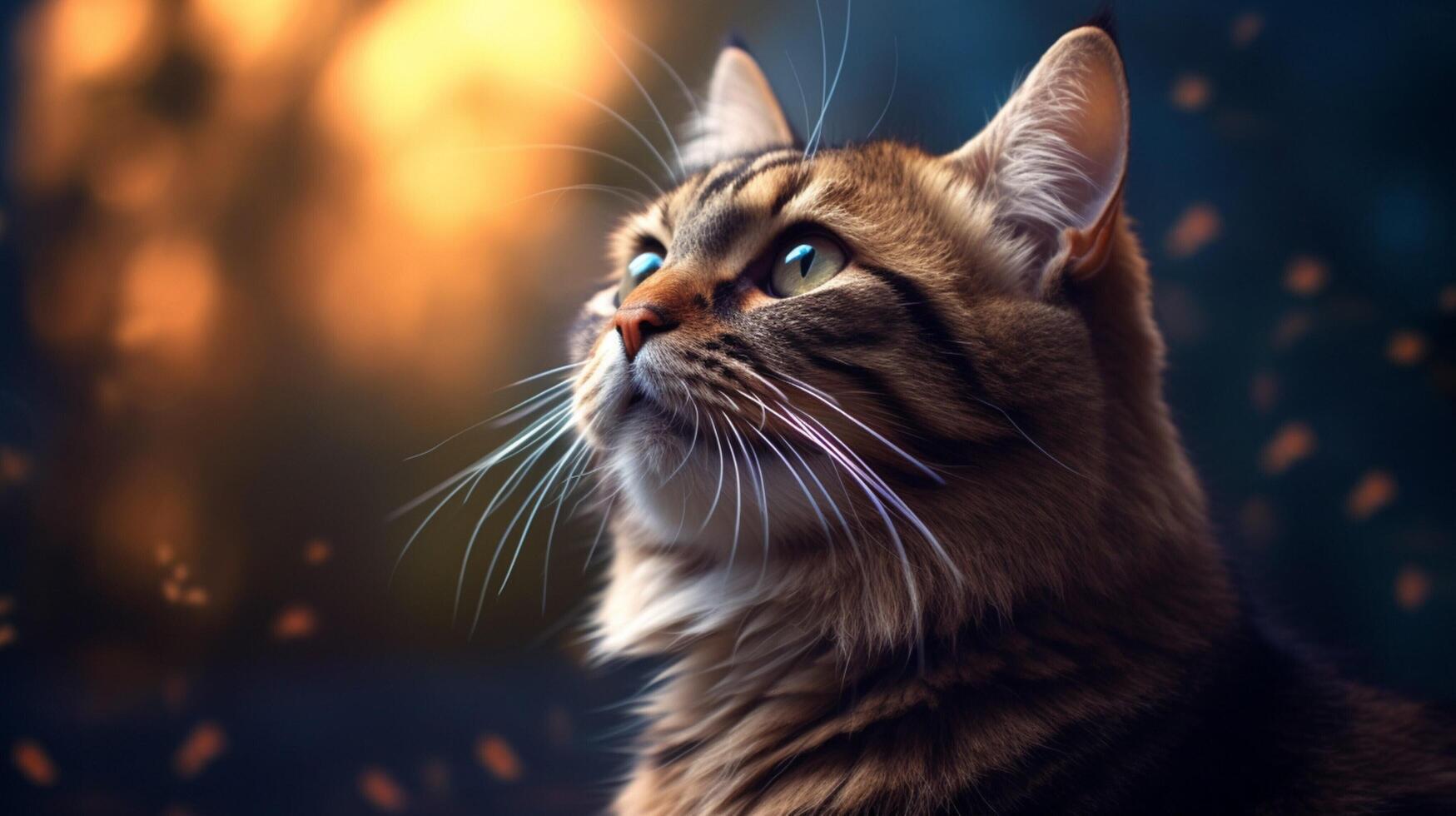 AI generated cat high quality image photo