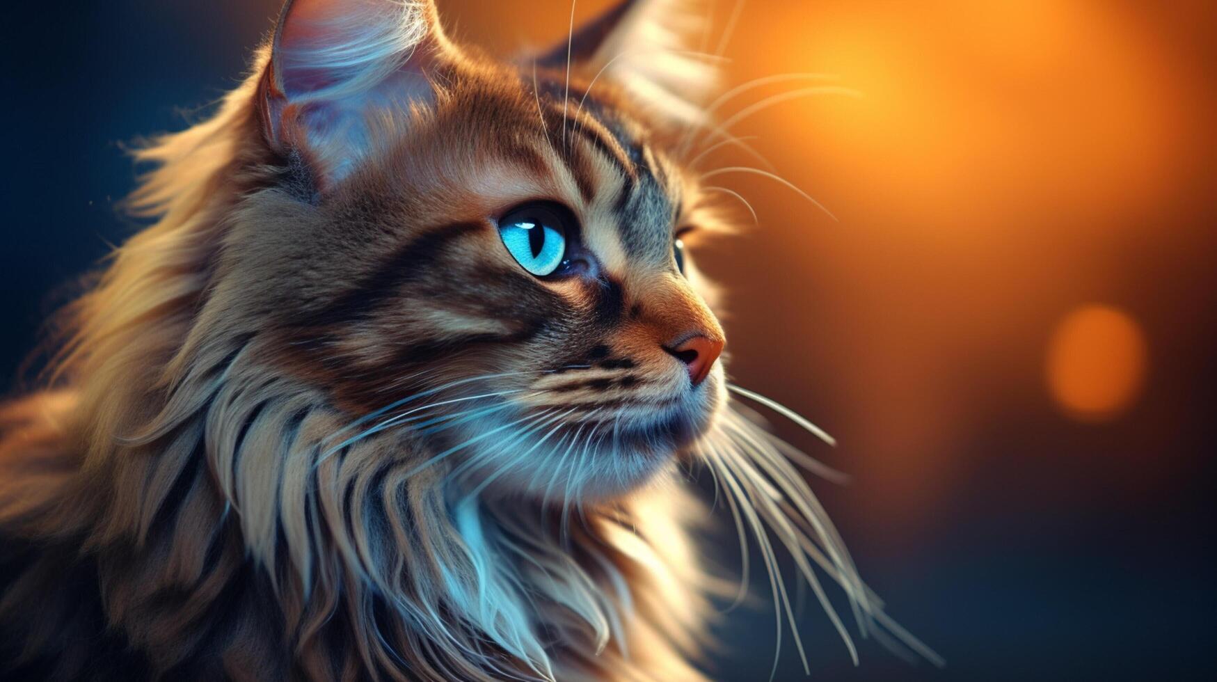 AI generated cat high quality image photo