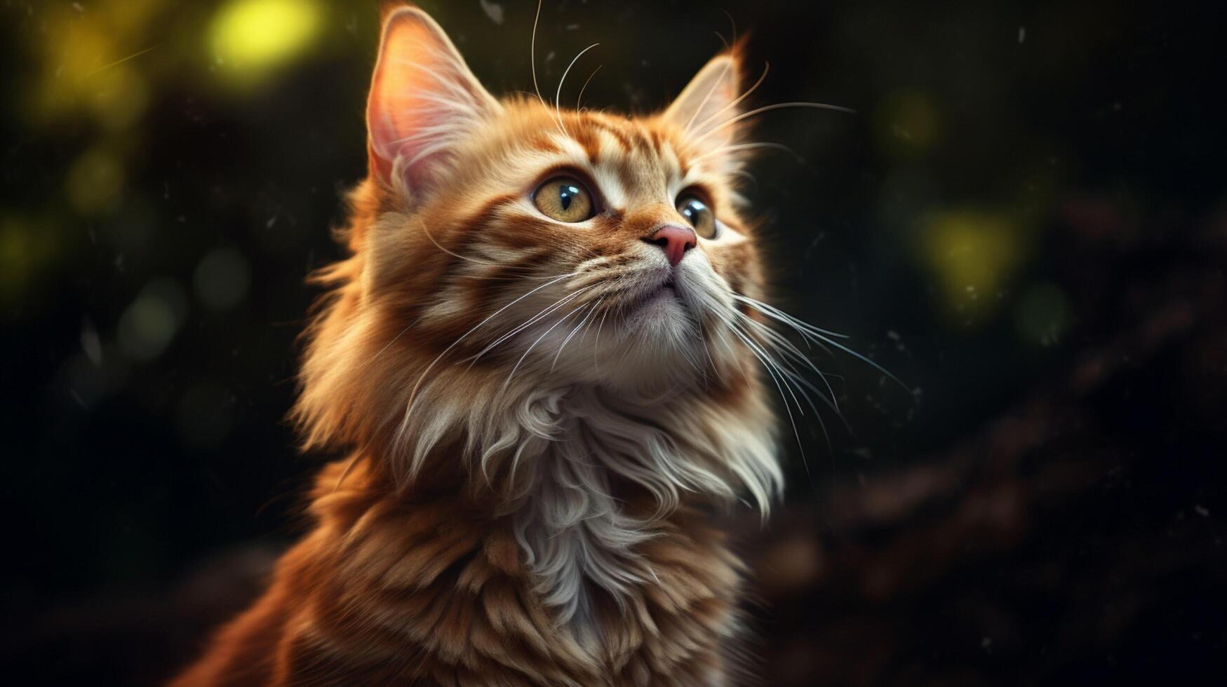 AI generated cat high quality image photo