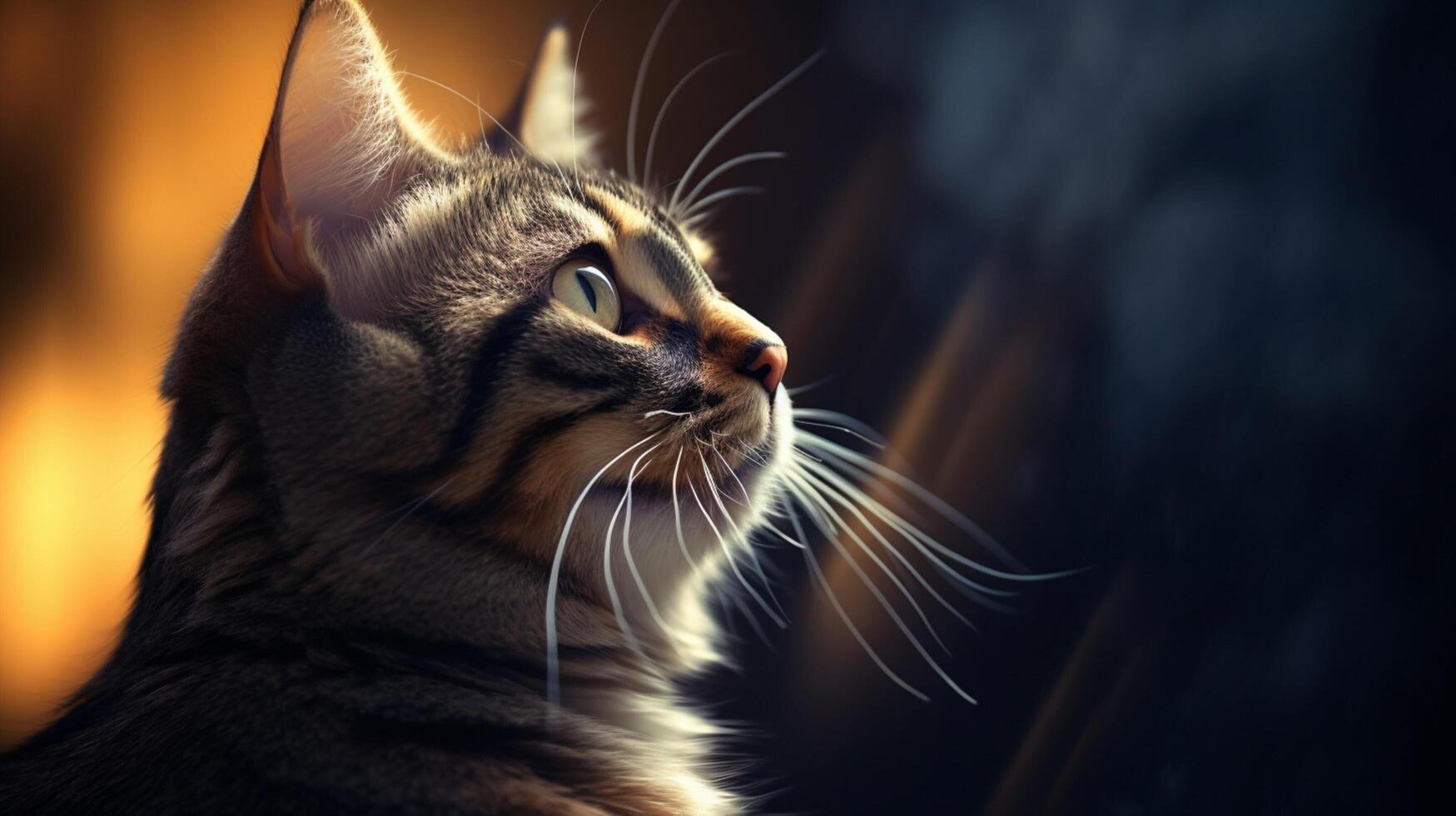 AI generated cat high quality image photo