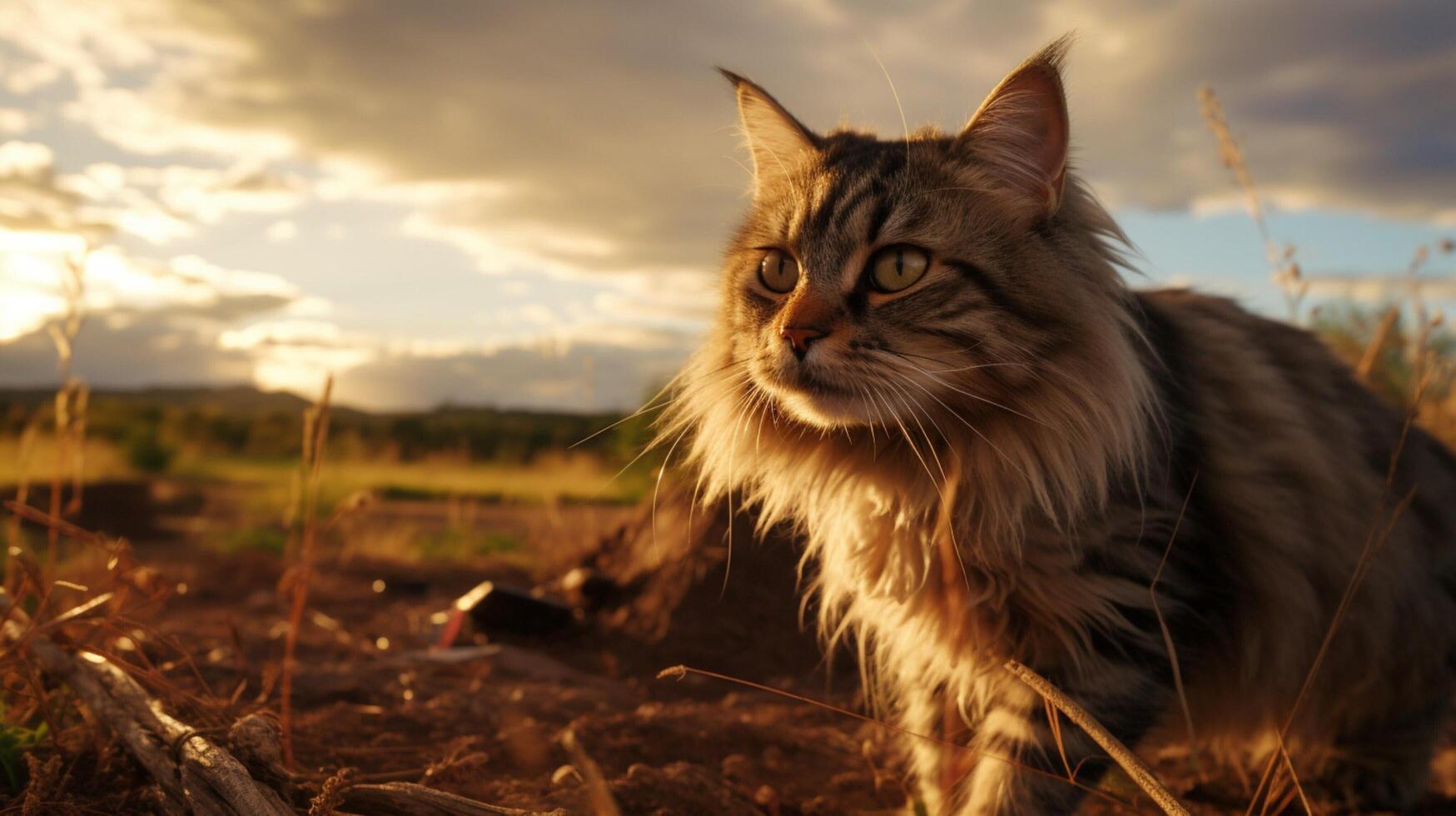 ai generado gato alto calidad imagen foto