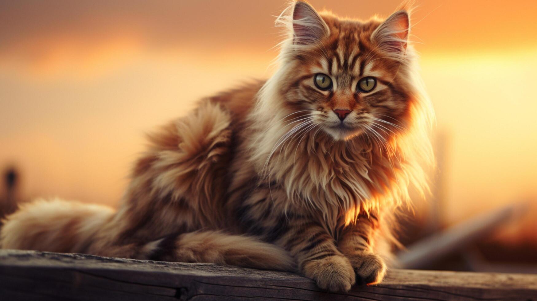 AI generated cat high quality image photo