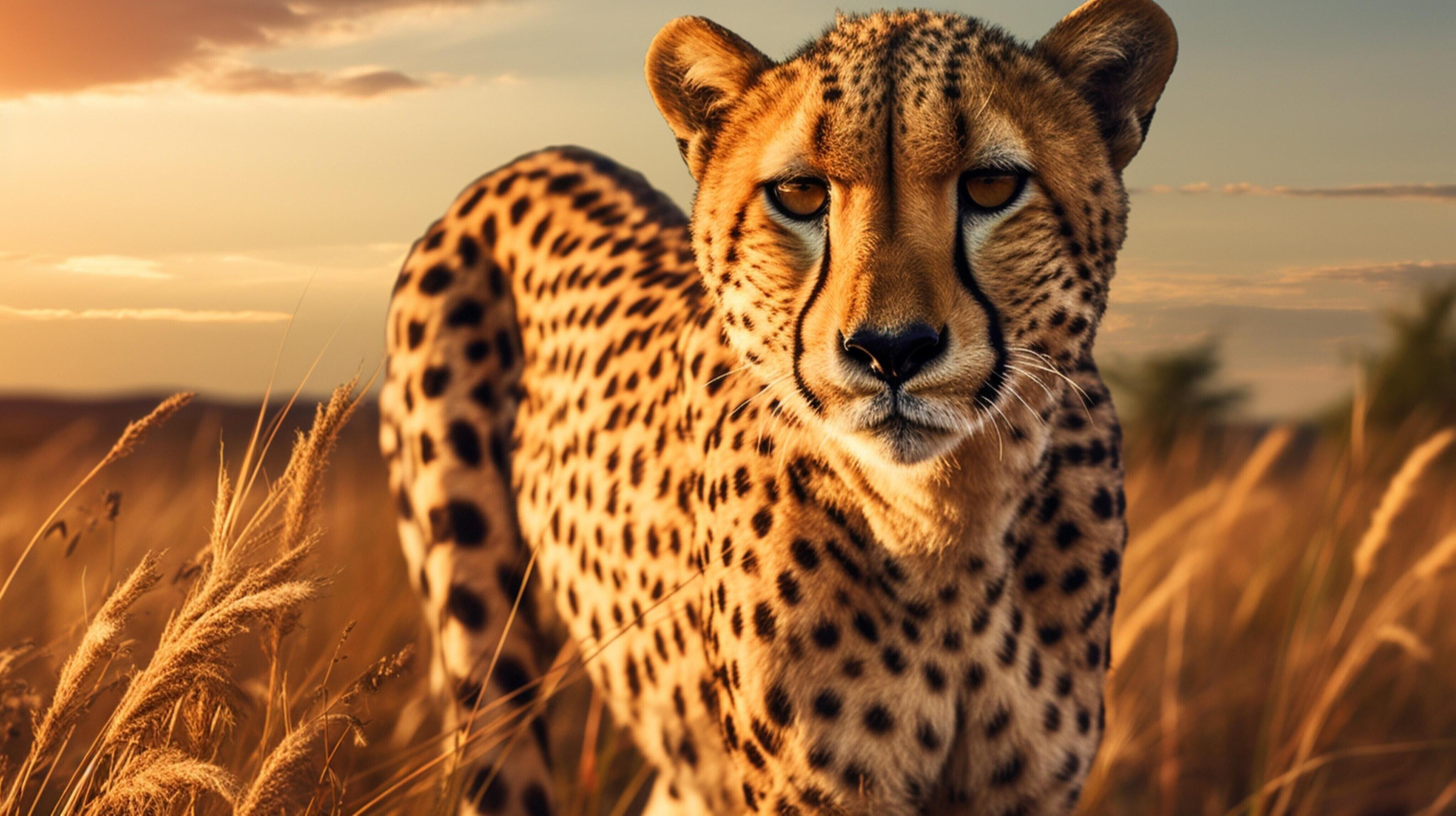 AI generated cheetah high quality image 38084491 Stock Photo at Vecteezy