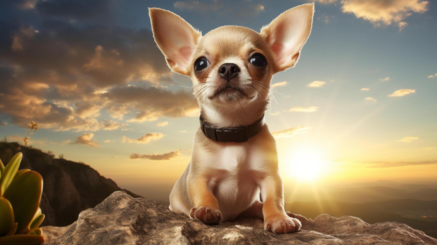 AI generated chihuahua high quality image photo