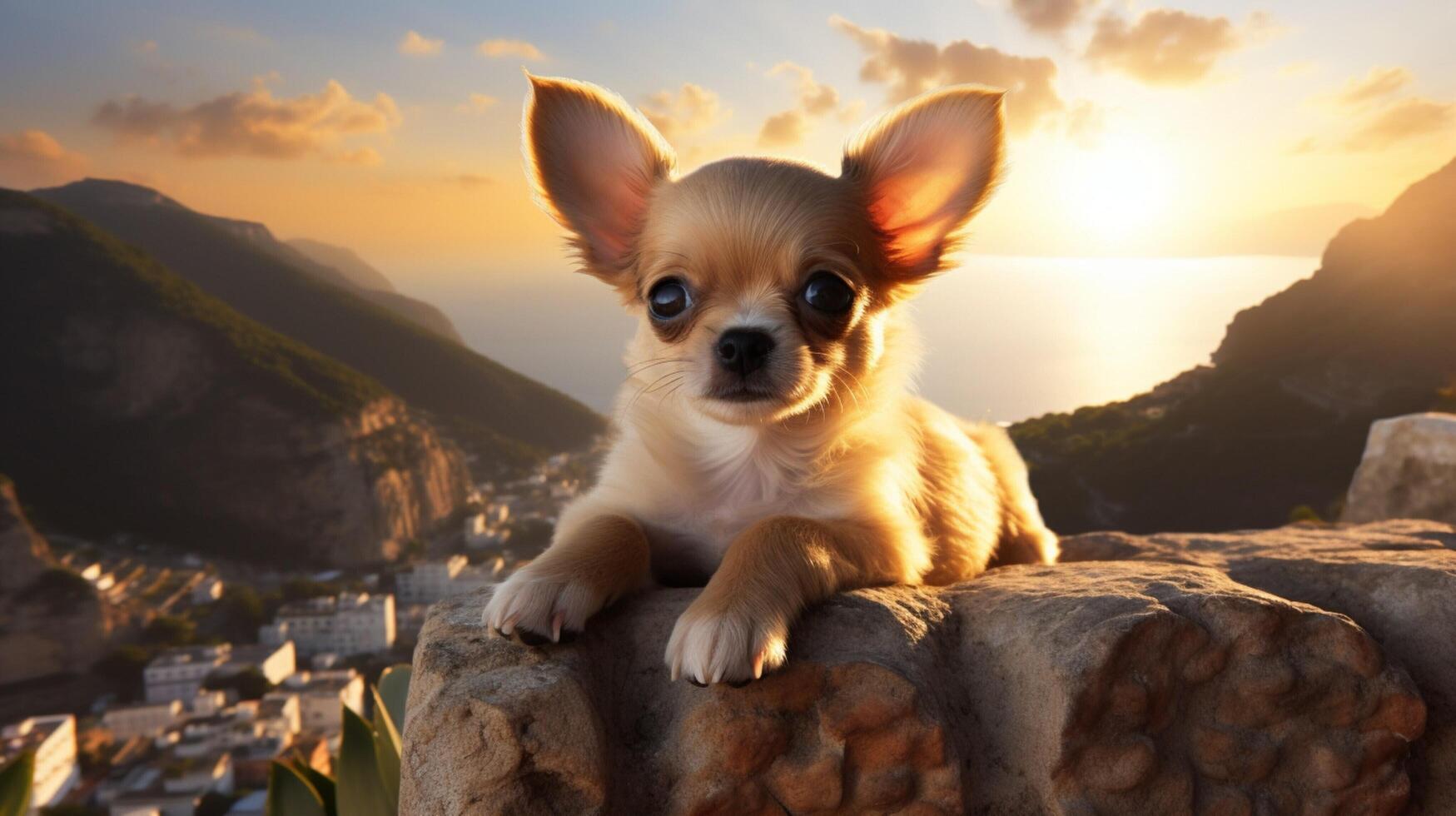 AI generated chihuahua high quality image photo