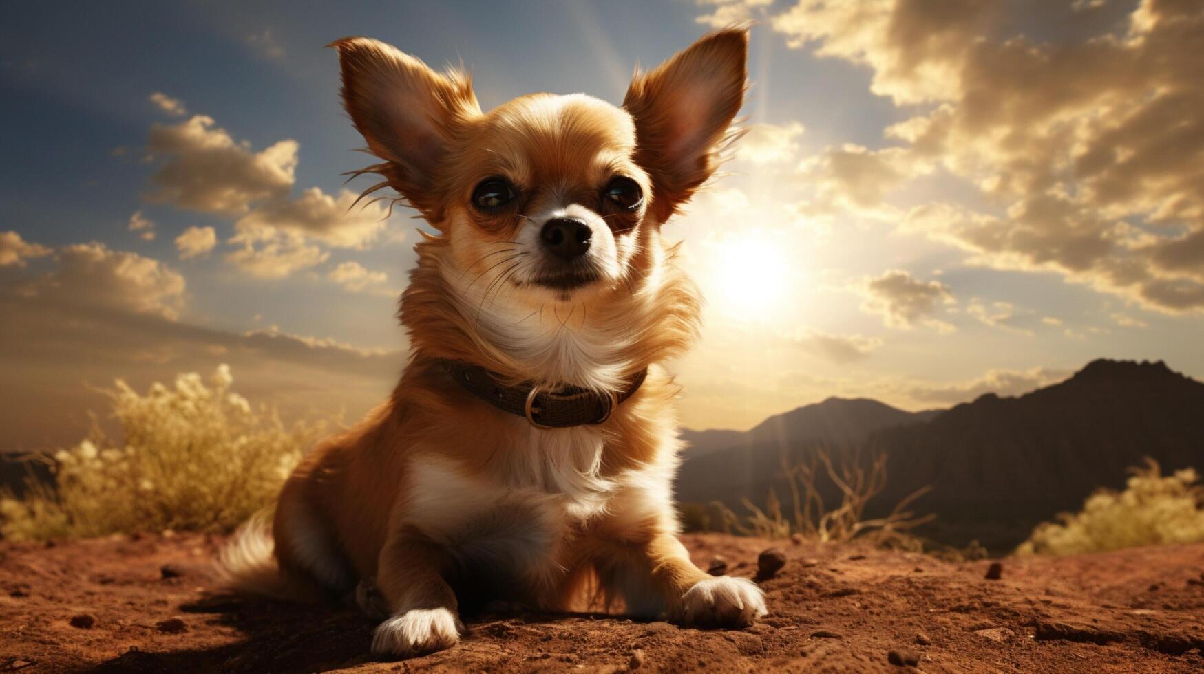 AI generated chihuahua high quality image photo