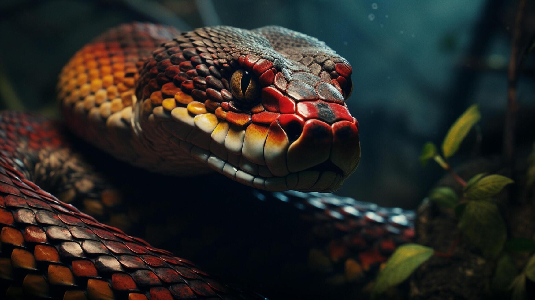 AI generated cobra high quality image photo