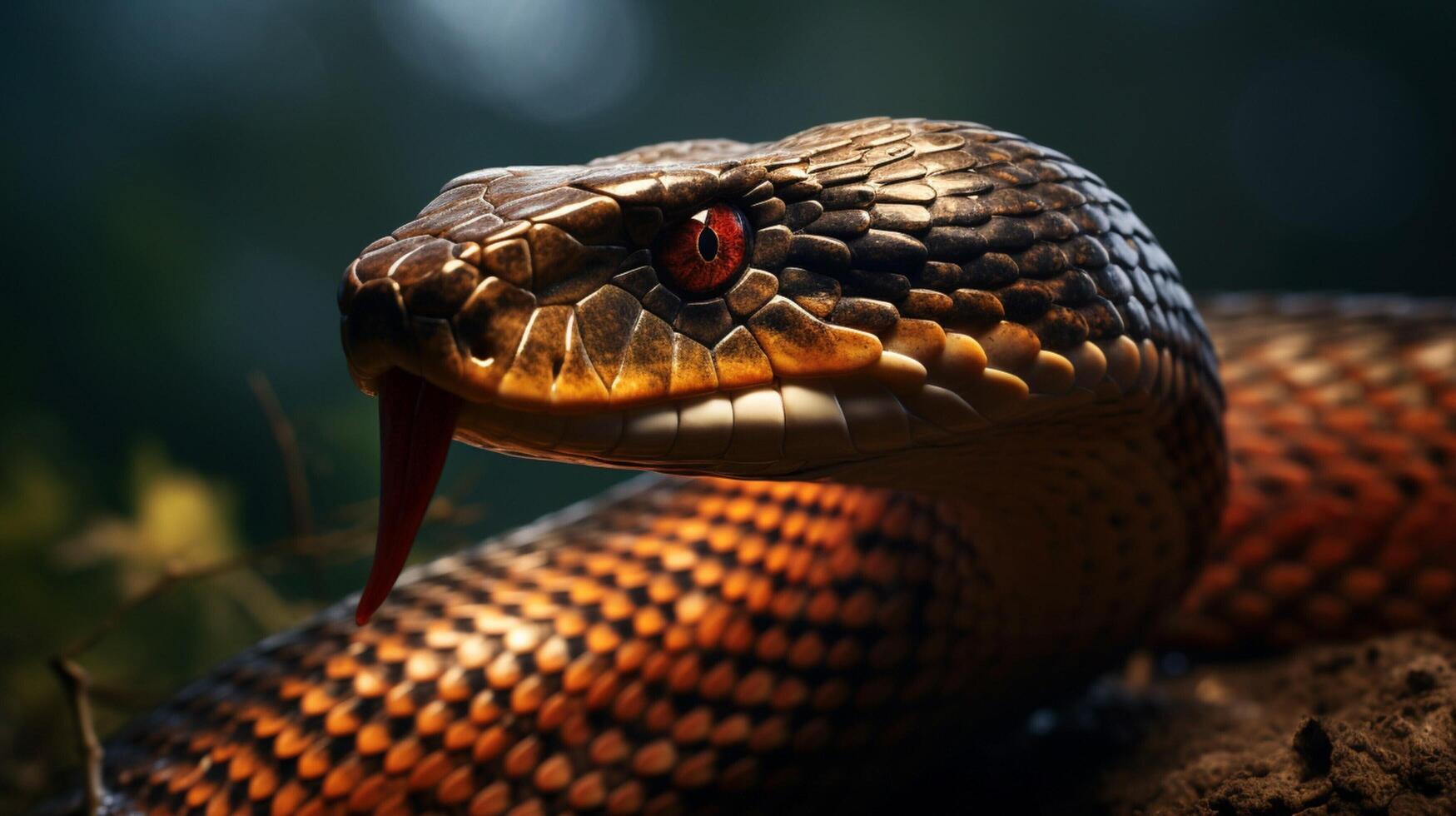 AI generated cobra high quality image photo