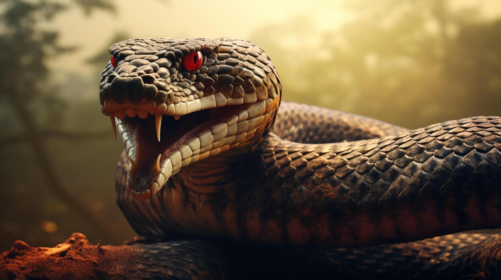 AI generated cobra high quality image photo