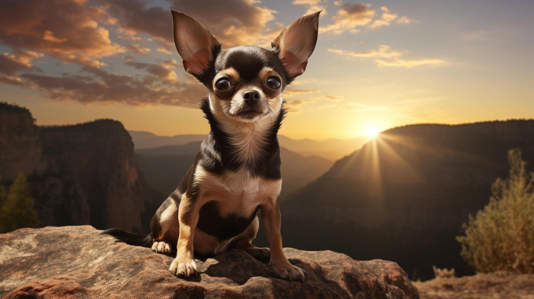 AI generated chihuahua high quality image photo