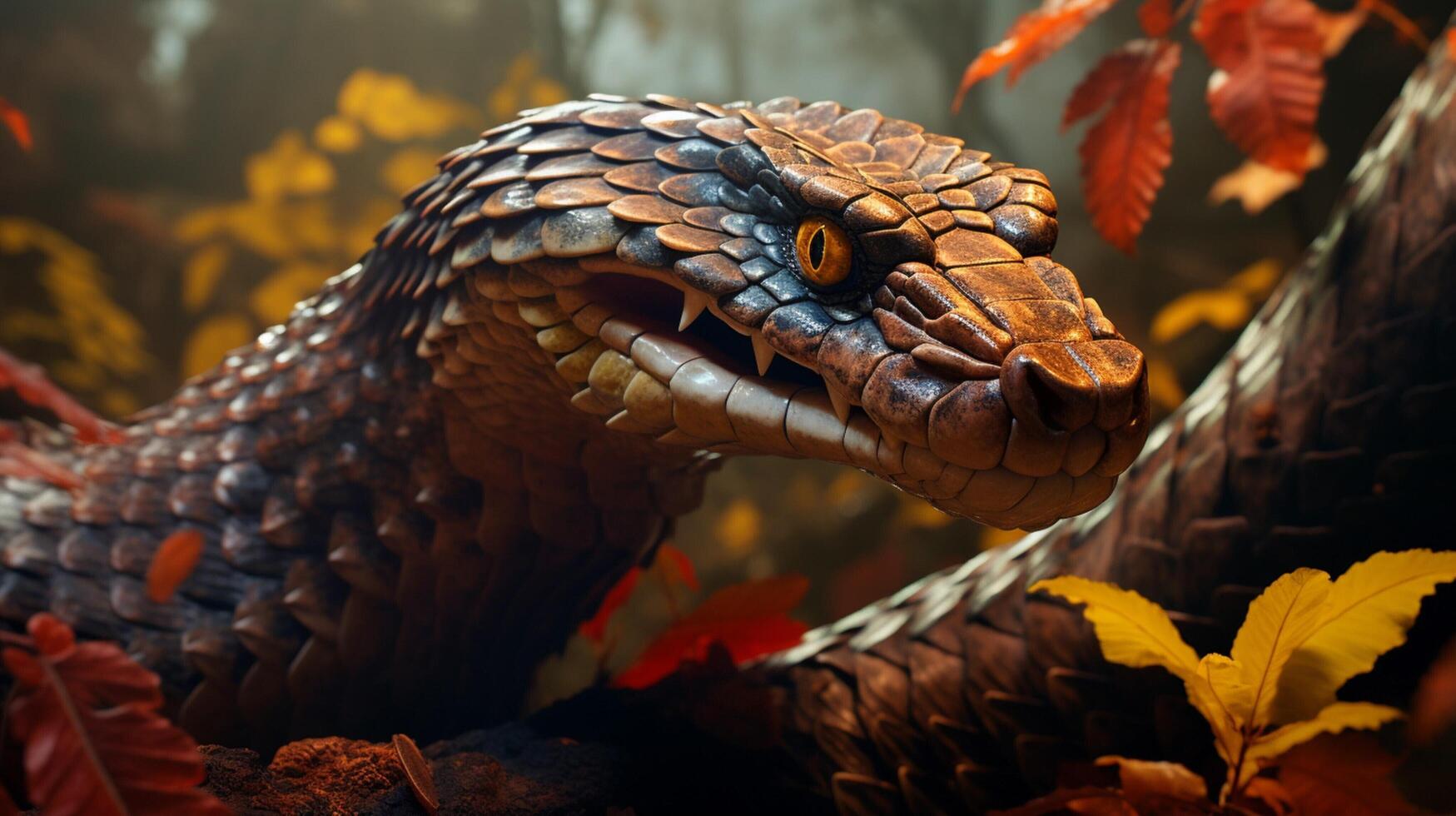 AI generated cobra high quality image photo