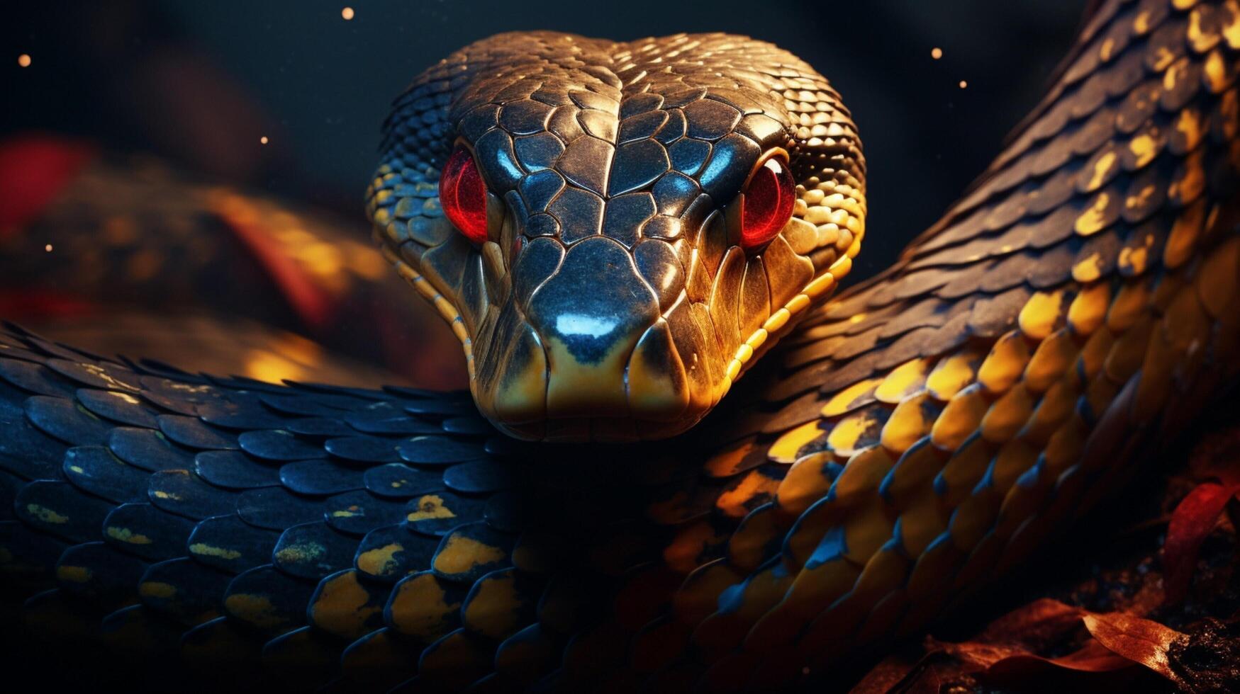 AI generated cobra high quality image photo