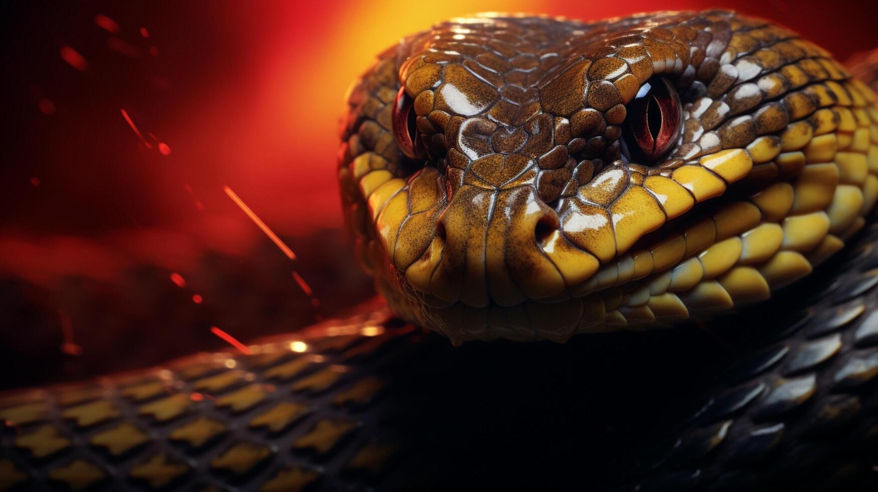 AI generated cobra high quality image photo