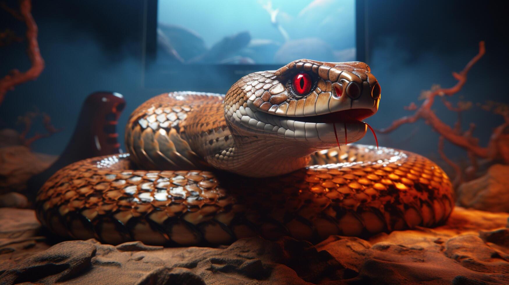 AI generated cobra high quality image photo