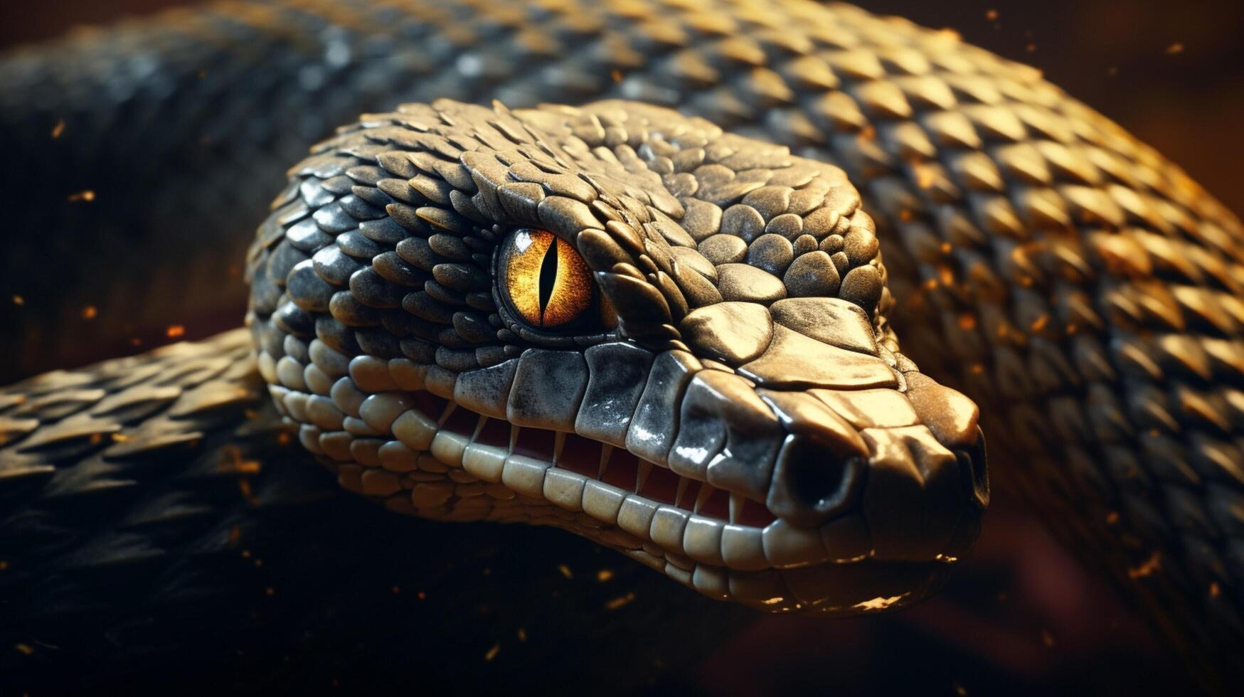 AI generated cobra high quality image photo