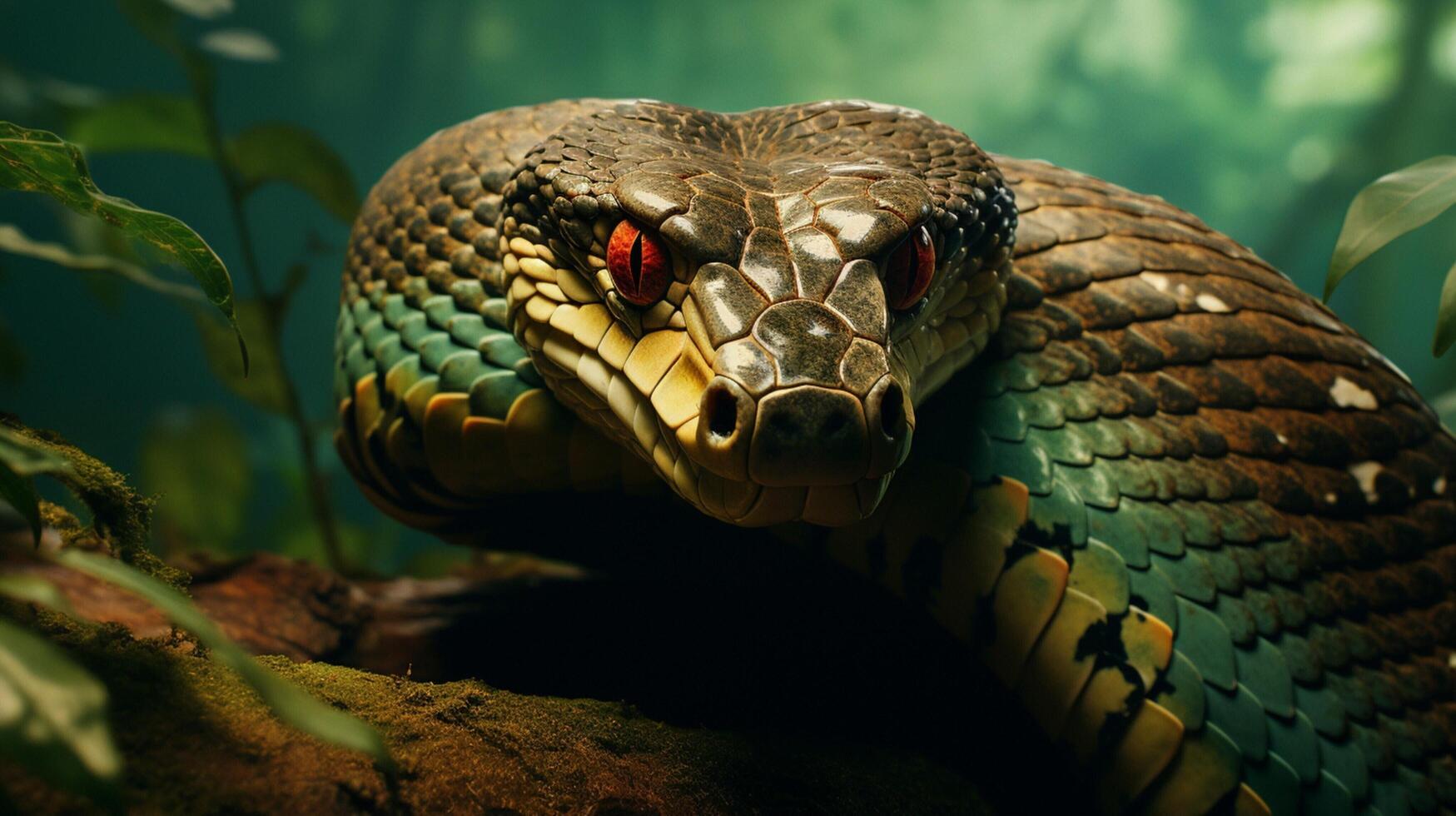 AI generated cobra high quality image photo