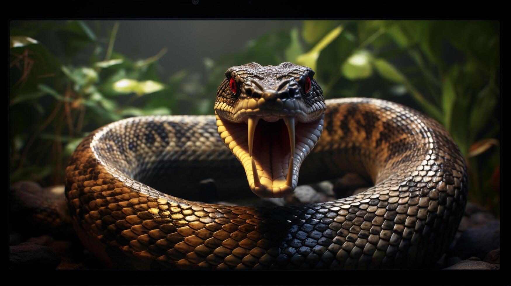 AI generated cobra high quality image photo