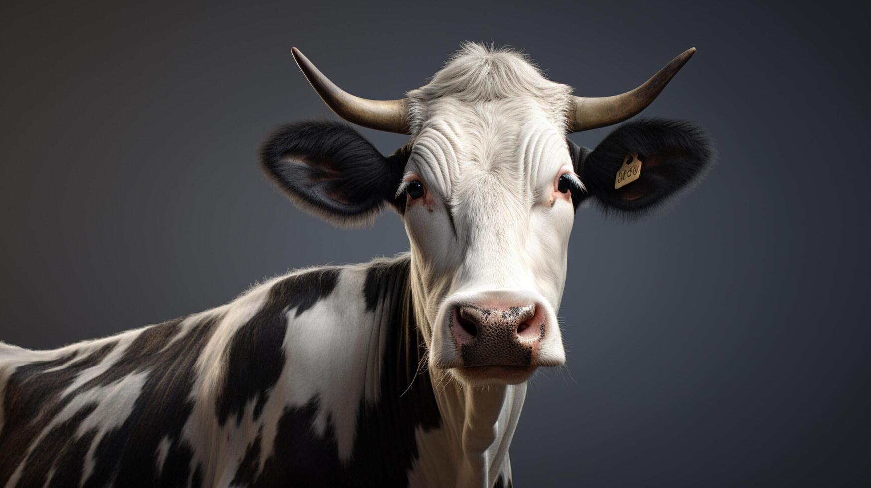 AI generated cow high quality image photo