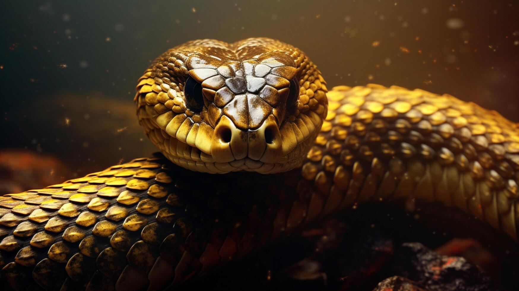AI generated cobra high quality image photo