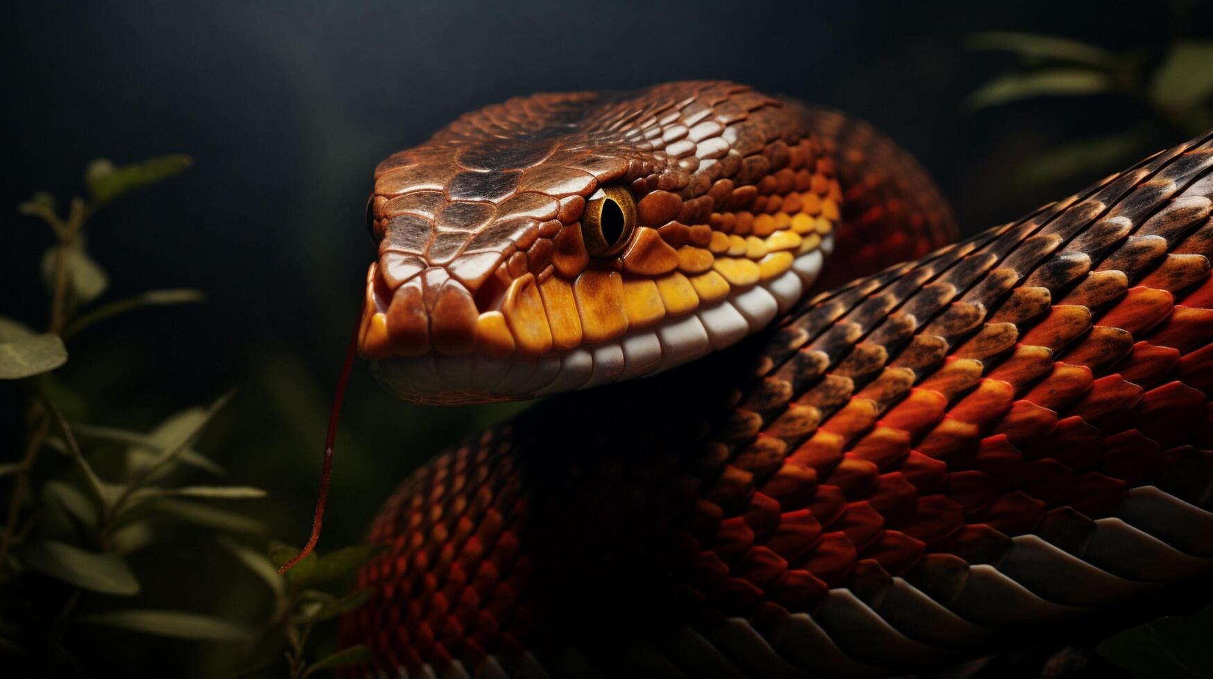 AI generated cobra high quality image photo