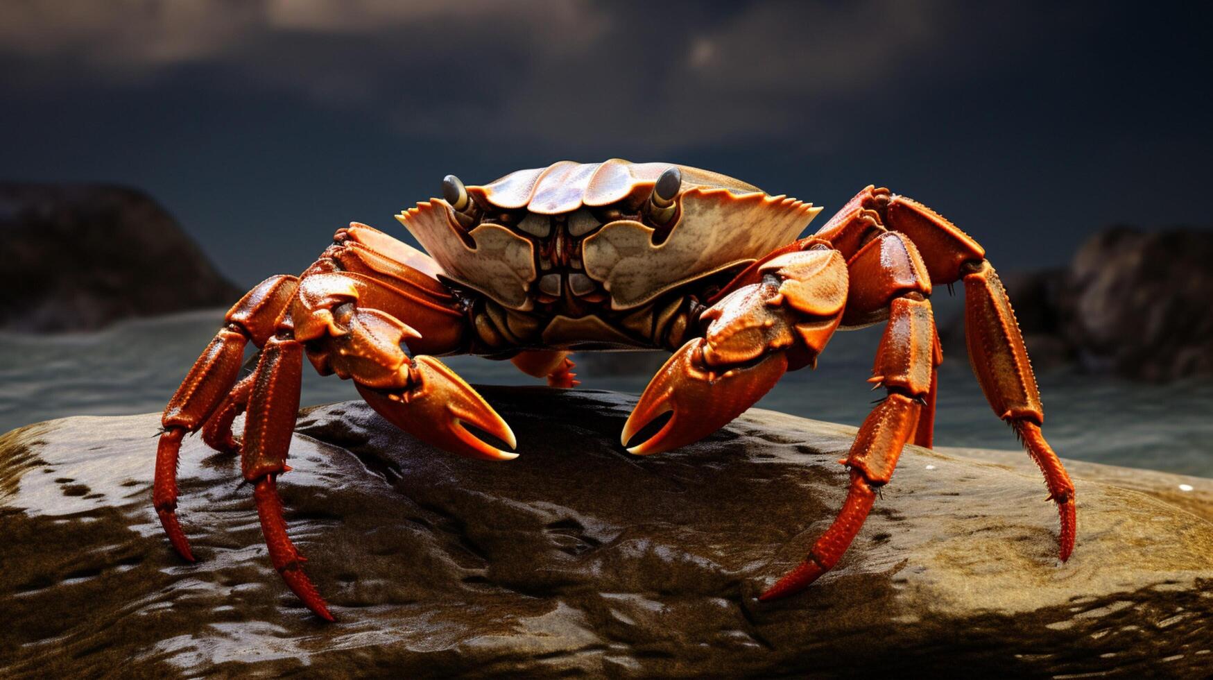 AI generated crab high quality image photo