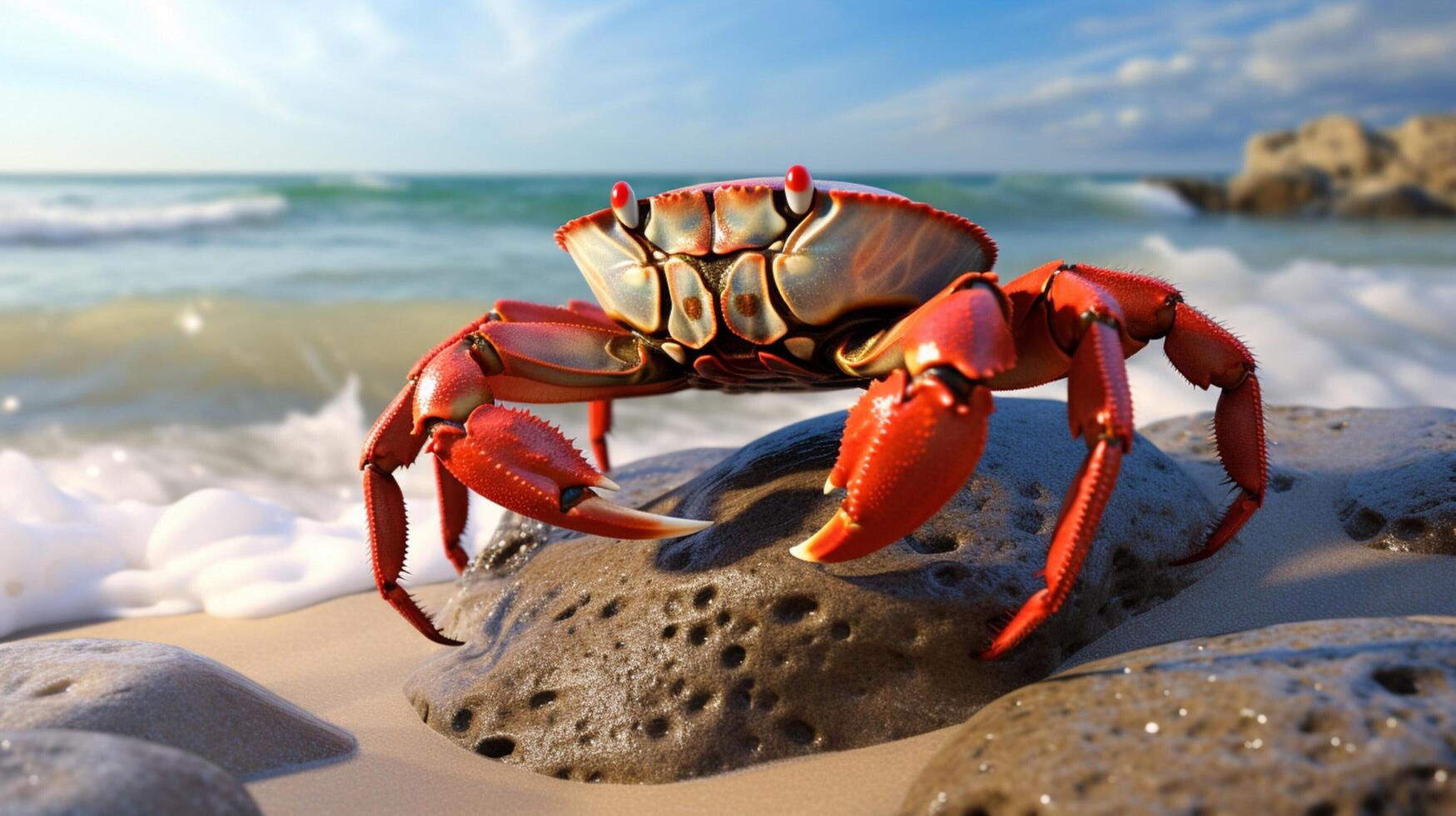 AI generated crab high quality image photo