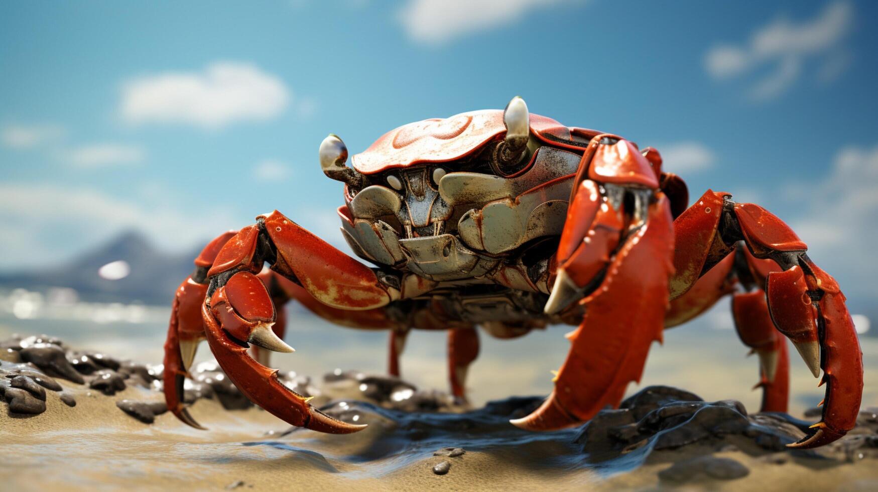 AI generated crab high quality image photo