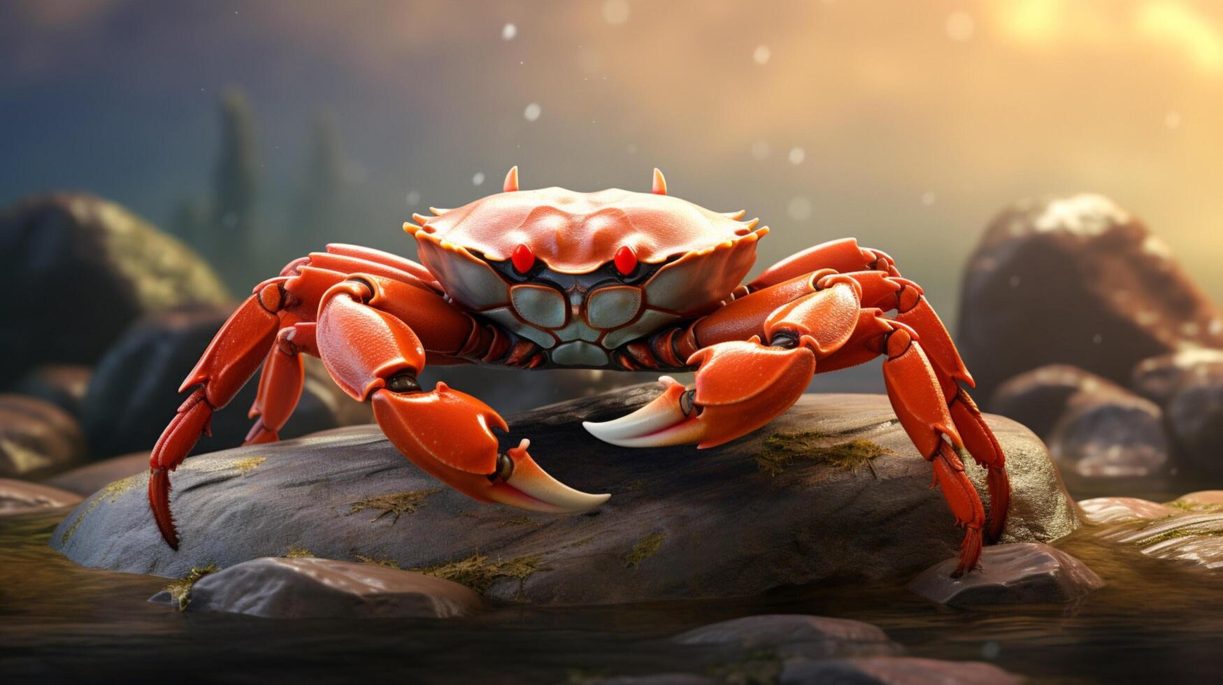 AI generated crab high quality image photo
