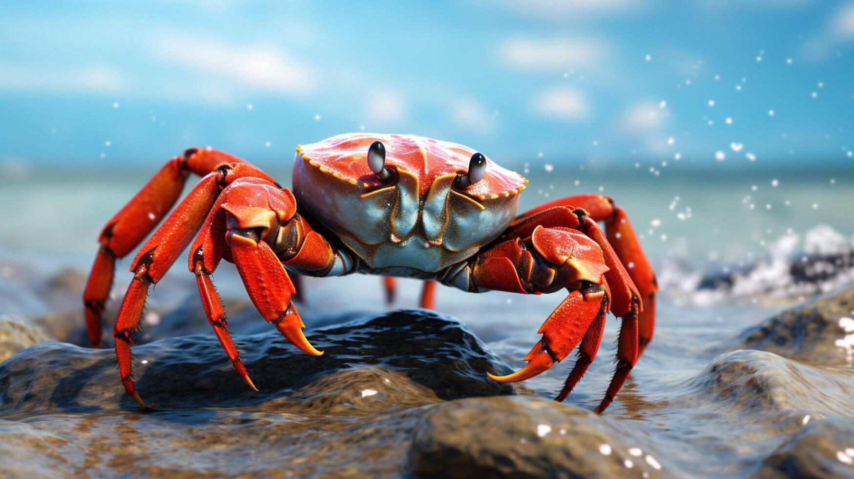 AI generated crab high quality image photo