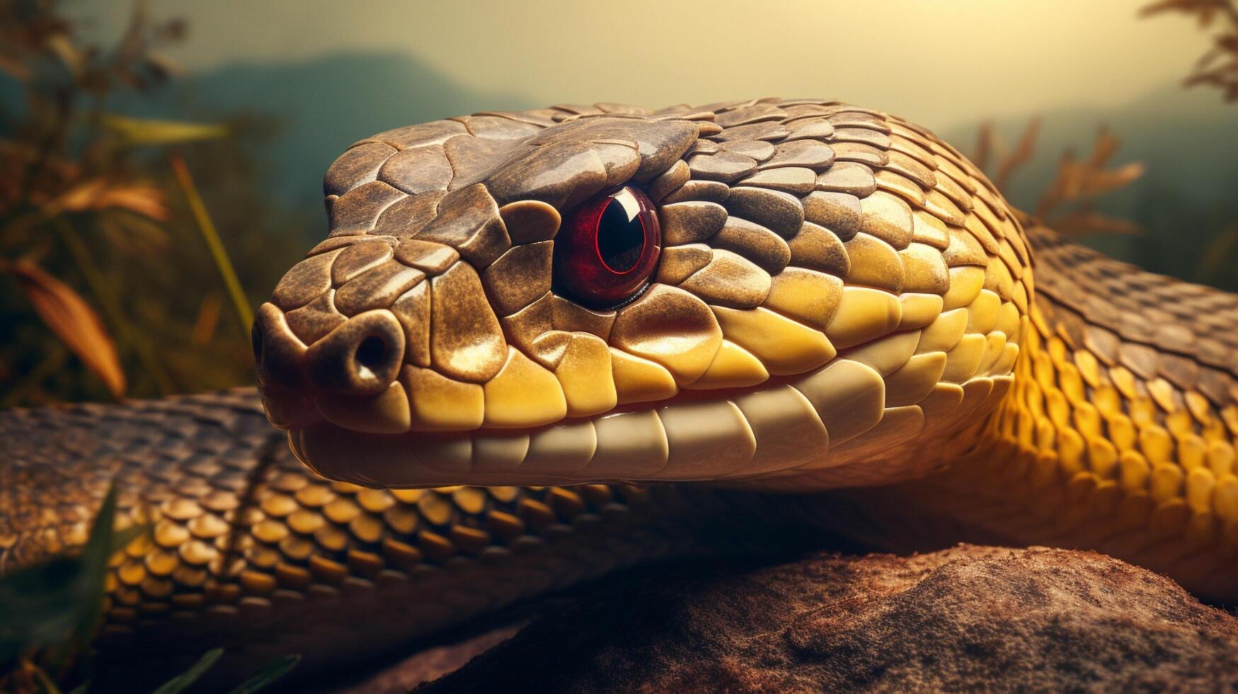 AI generated cobra high quality image photo