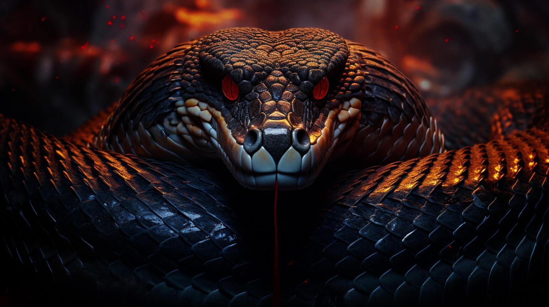 AI generated cobra high quality image photo