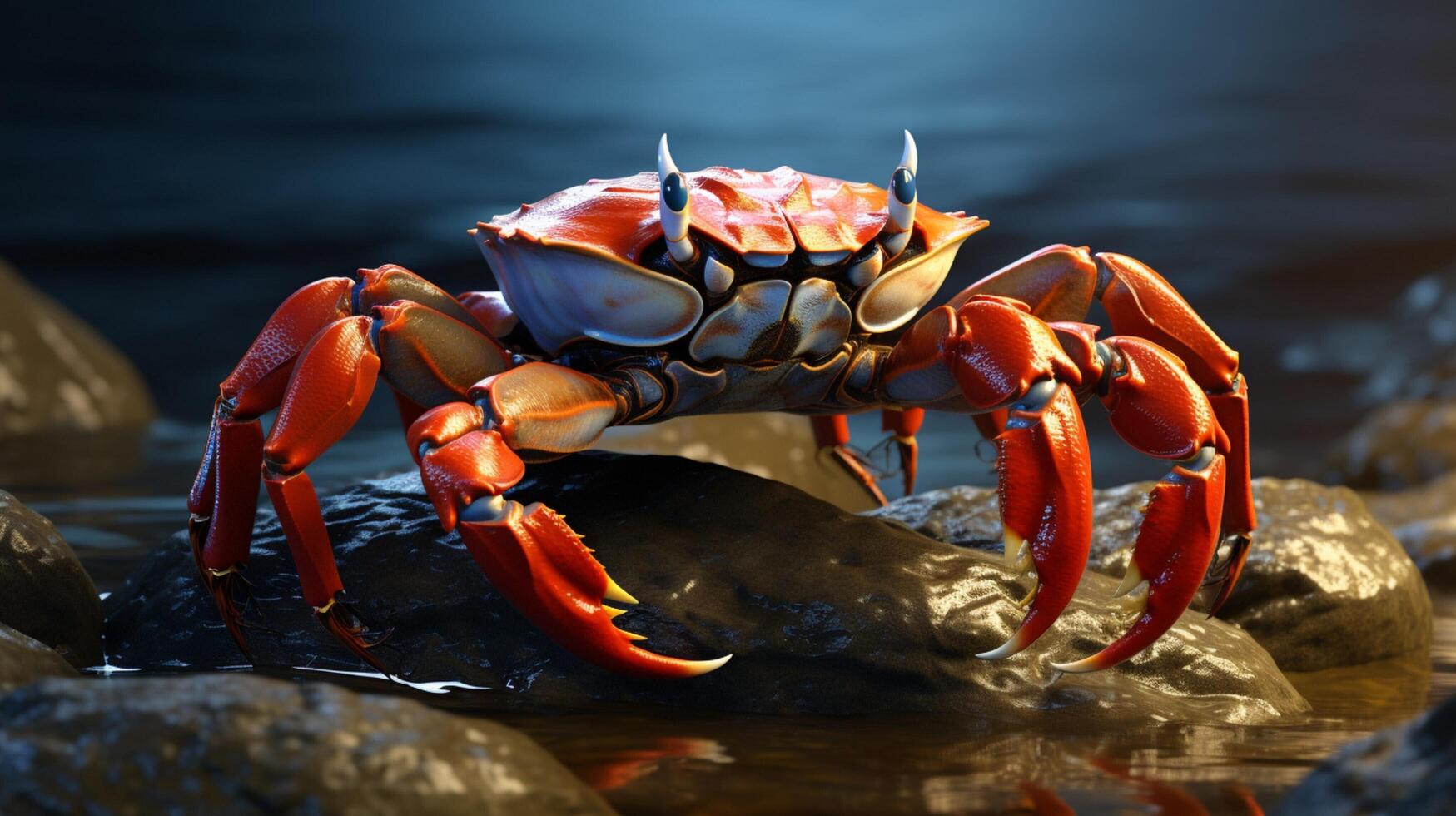 AI generated crab high quality image photo