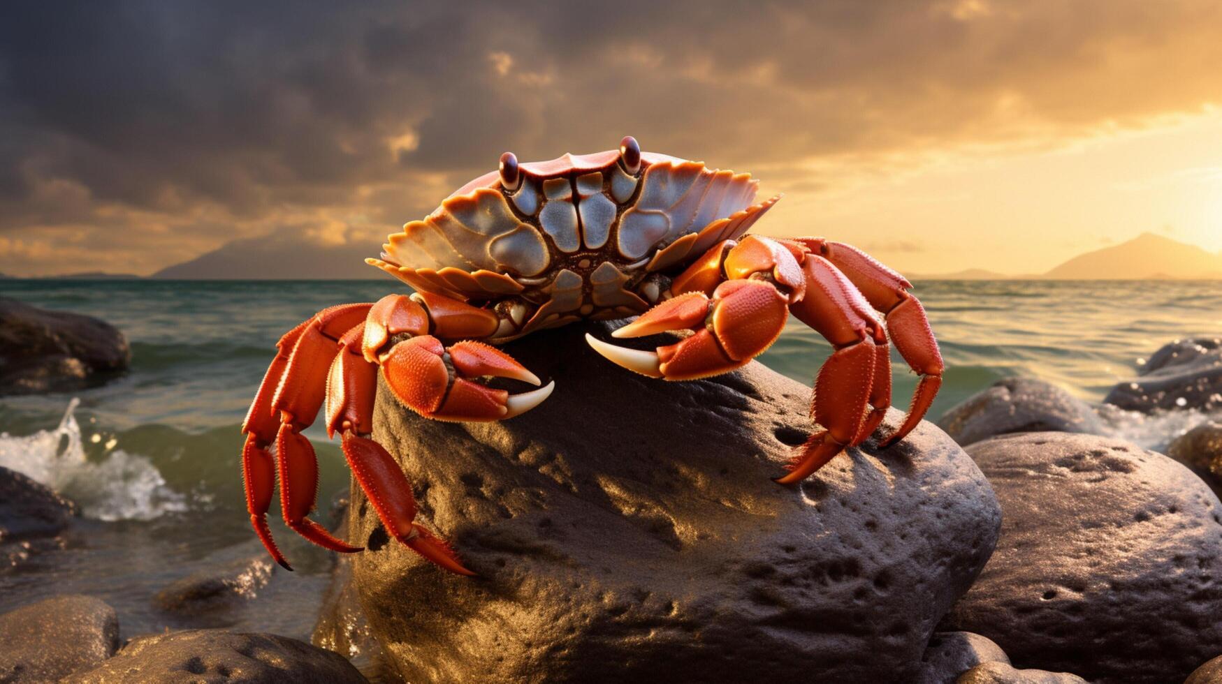 AI generated crab high quality image photo