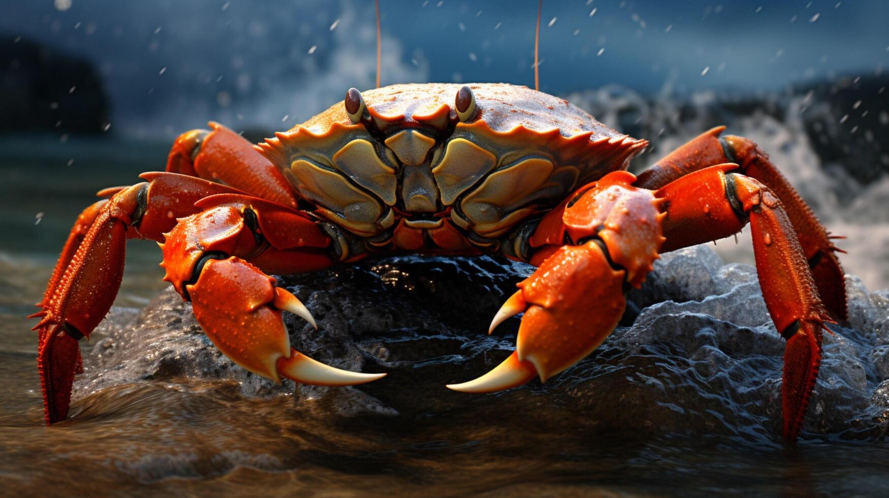 AI generated crab high quality image photo